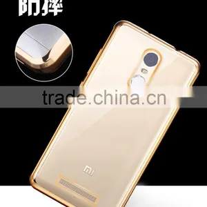 Electroplate TPU Cover Case for Xiaomi RedMi Note 3 / HongMi Note 3/RedMI Note 4 thumbnail-1