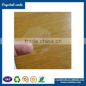 Adhesive Paper Roll Clear Transparent Round Label thumbnail-1