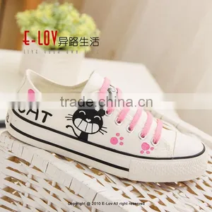 Hot Sales High Quality New Style Custom Fabric Print Shoes thumbnail-3
