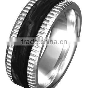 Factory Direct Wholesale Jewelry Ring Carbon Fiber Ring Tungsten Carbide Ring Men thumbnail-5