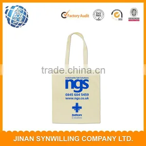 Reusable Tote Bag Environmental Protection Bag White Fabric Bag Canvas thumbnail-2