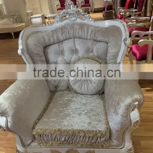 Modern France Wooden Fabric Sofa Set Living Room Design thumbnail-4