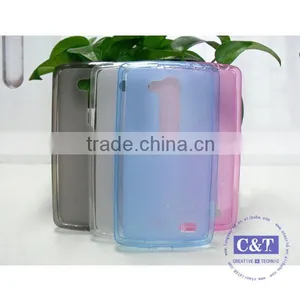 C&T Clear Matte Design Soft Slim Tpu Gel Flexible Case Cover for LG K8 thumbnail-2