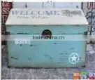 Vintage Wooden Storage Trunk Box thumbnail-1