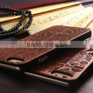 Supplier Carved Wood Cover Case for IPhone 5 5S Wooden Case thumbnail-3