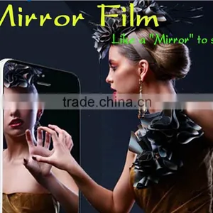 China Supplier Mobile Phone Accessory Mirror Effect 2.5D Color Tempered Glass Screen Protector Front and Back thumbnail-1