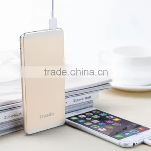 Trusda Custom Li-polymer 5000mAh Power Bank Dual Port Mobile Phone Charger With 4 LED Indicators thumbnail-4