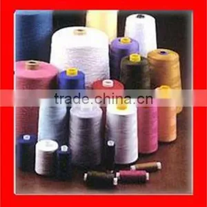 100% Spun Polyester Yarn 40/3 5000Y Dyed Colors for Garments thumbnail-3