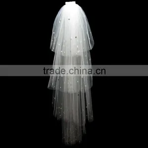 Bridal Veils Wholesale Wedding Accessories Bridal Veils 100% Polyester Bridal Veils thumbnail-4