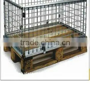 Environmental Foldable Wire Mesh Container thumbnail-1