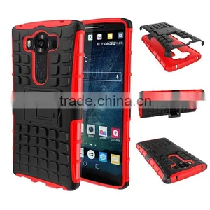 Cheap Goods From China For LG V10 G4 Pro PC + TPU Shockproof Hard Hybrid Rubberized Kickstand Case, Case for lg V10 g4 Pro thumbnail-6