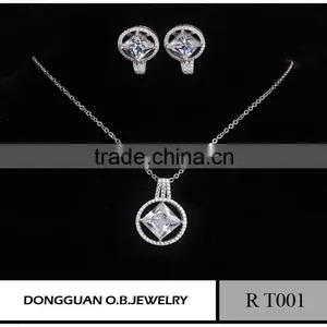New Arrival Fashion Costume Jewelry Set New Designs Zircon Jewelry thumbnail-2