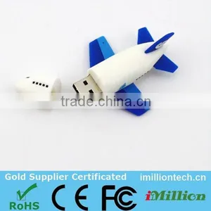 Pvc Plane Shape Usb Memory,airplane Usb 2.0 4gb 8gb 16gb thumbnail-1