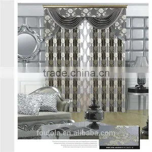 European Jacquard Fabric for Curtain New Curtain Designs thumbnail-1