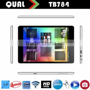 7.85 Inch Allwinner A20 OEM Computer Tablets Dual Core HDMI 1080P Output Android 4.2 thumbnail-1