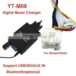 Yatour Yt-m06 Professional Car Audio Phone Call Hand Free Kit/Digial USB/SD/AUX/Bluetooth MP3 Kit Player thumbnail-2