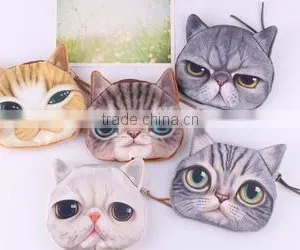 Wholesale Cheap Zipper Custom Animal Shape Mini Coin Purse ,plush Coin Bag thumbnail-3
