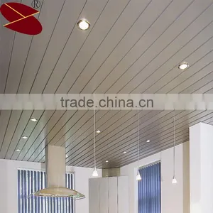 Wholesale Cleaning Power Aluminum Decorative White Strip Ceiling Tiles thumbnail-1
