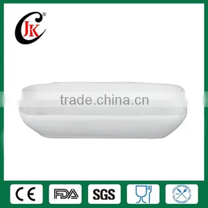 Unique Small White Ceramic Salad Bowl thumbnail-2