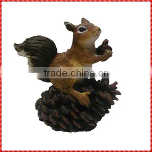 2014 Cute Handmade Custom Resin Squirrel Figurine thumbnail-1