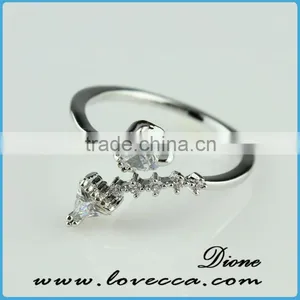 2015 Fashion Jewelry Ring!latest Weddingring Design!micro Pave Diamond Setting Ring-wedding Silver Ring Wholesale Jewerly thumbnail-2