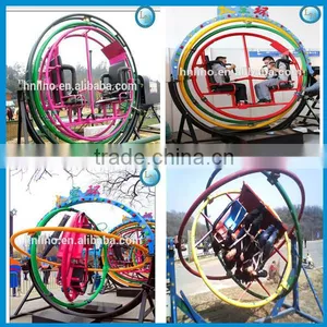 Thrilling New Products! High Quality 2seats Amusement Human Gyroscope Ride for Sale thumbnail-1
