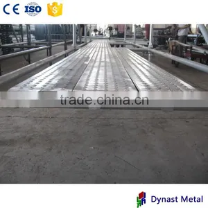 USA Standard ISO Used for Types of Cuplock Scaffolding 9 Inch Width Q235 Hot Dip Galvanized Scaffolding Steel Plank Walk Board thumbnail-5