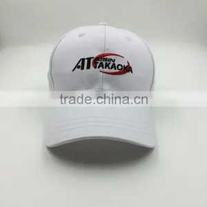 Wholesale Customize 100% Cotton 6 Panel White Baseball Cap thumbnail-2