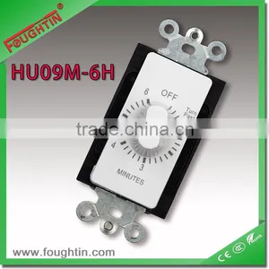 6 HOUR COUNTDOWN IN WALL MECHANICAL SPRING WOUND TIMER thumbnail-1