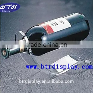 Custom Clear Acrylic Plastic Wine Bottle Single Holder thumbnail-4