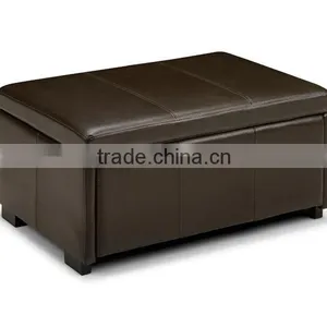 Living Room Modern Leather Ottoman Made in China OT4042 thumbnail-1