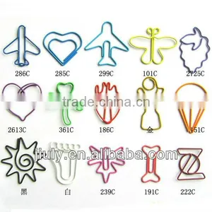 2014 Colorful Music Coated Fancy Creative Shape Paper Clips thumbnail-1