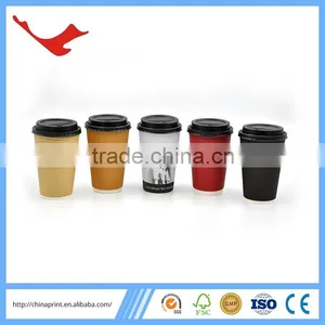 007 Online Shopping Custom Printed Paper Coffee Cup thumbnail-2