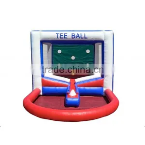 Inflatable Tee Ball Game for Sale, Hot Crazy Game Batter up thumbnail-1