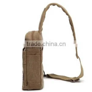 Men Travel Canvas Shoulder Bag for Ipad thumbnail-4
