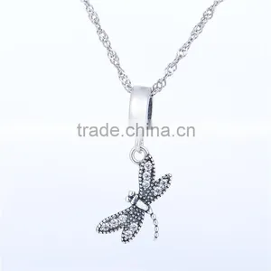 S169 Globalwin Brand 925 Jewelry Wholesale Dragonfly Pendant Sterling Silver thumbnail-3