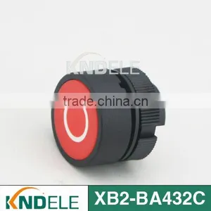 Momentary Push Button Plastic Switch Caps Red Stop XB2-BA432C thumbnail-1