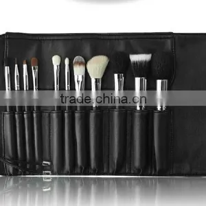 11pcs Professional Black Makeup Brush Set/High Quality Synthetic Makeup Brushes thumbnail-2