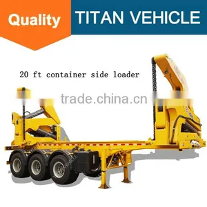 TITAN Truck Trailer With Loader , Xcmg Side Crane Trailer , Xcmg Sidelift thumbnail-4