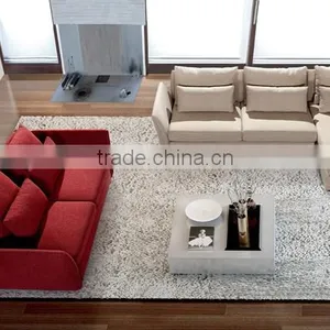 High Quality Lounge L Shaped Removable Cover Corner Sleeper Sofa thumbnail-1