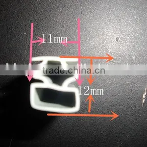 Extruded Refrigerator Magnetic Door Seal Strip/magnetic Refrigerator Door Gasket thumbnail-1
