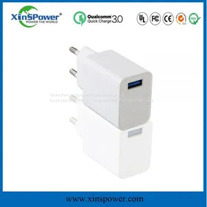 Hot Sale QC3.0 EU Plug Wall USB Charger for Phone thumbnail-4