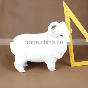 Plush Lifelike Garden Decorative Animals Goat Outdoor Animal Garden Decorations thumbnail-1