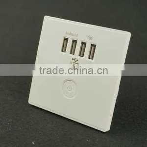 Best Selling Electrical Outlet Usb Wall Charge Socket With Turn/off Switch thumbnail-6