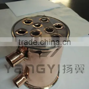 2'' 3'' 4'' Copper Bubble Plates With Dephlegmator for Reflux Still thumbnail-1