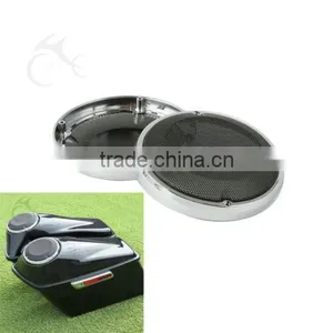 6.5" 6-1/2" Speaker Grills Saddlebag /Lower Leg Vented Fairing For Touring 1983-2017 thumbnail-1