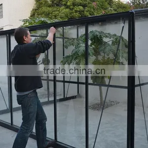 Dark Green Electrostatic Application Deluxe High-end Glass Greenhouse Supplier thumbnail-3