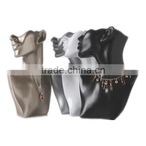 Wholesale Female Head Bust Mannequin for Jewelry and Earing Display thumbnail-5