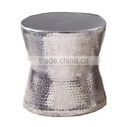 Metal Furniture Hammered Stool thumbnail-1