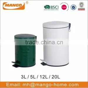 Colorful Powder Coating Metal Pedal Dust Bin thumbnail-2